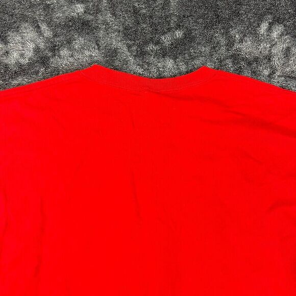 Vtg Delta Pro Weight I Bleed Bulldog Red Fresno State Men's XL Red T-Shirt - Picture 9 of 10